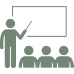 Group in-person class icon