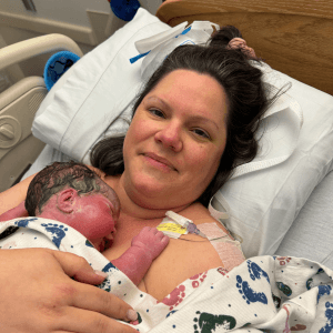 Denise Curtis working with families