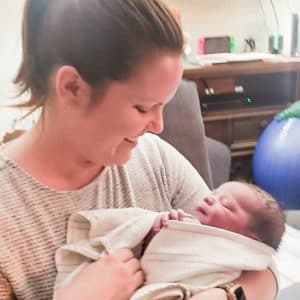 Denise Curtis working with families