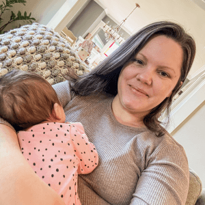 Denise Curtis working with families