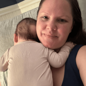 Denise Curtis working with families